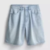 Bermuda-Shorts aus Baumwoll-Denim