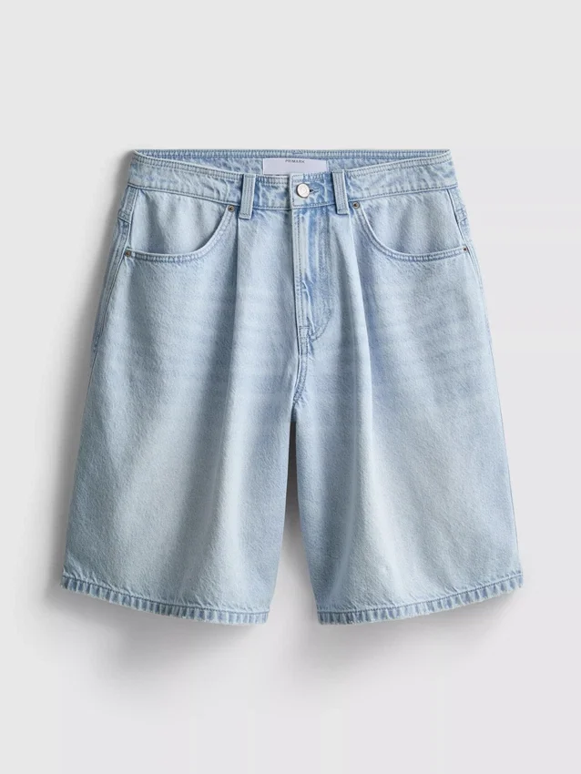 Bermuda-Shorts aus Baumwoll-Denim