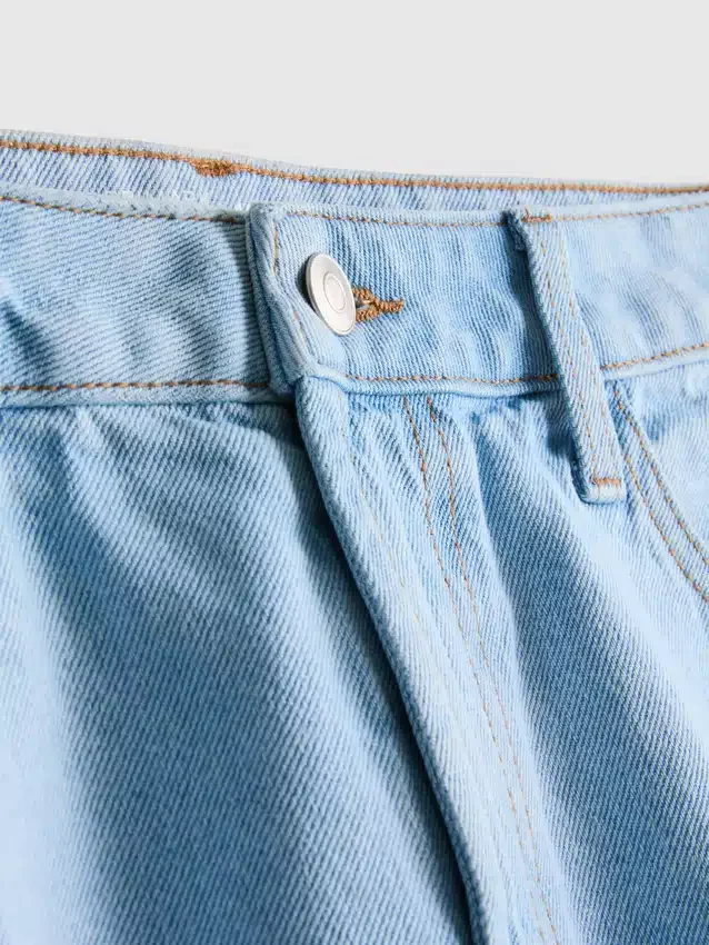 Bermuda-Shorts aus Baumwoll-Denim