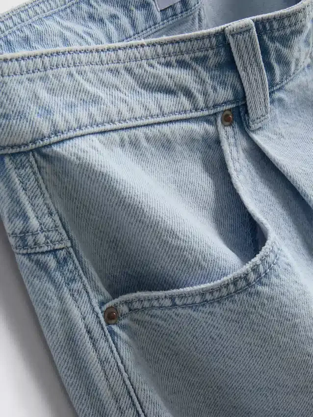 Bermuda-Shorts aus Baumwoll-Denim