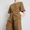 Bermuda-Shorts aus Baumwollmischung im Safari-Stil