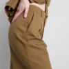 Bermuda-Shorts aus Baumwollmischung im Safari-Stil