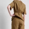 Bermuda-Shorts aus Baumwollmischung im Safari-Stil