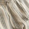 Bermudashorts mit strukturierten Streifen