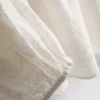 Bestickte Bluse mit Ballonärmeln
