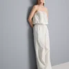 Besticktes, kurzes Cami-Top aus Baumwolle