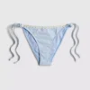 Bikini-Hösli aus Gingham mit Gänseblümchen-Borte