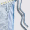 Bikini-Hösli aus Gingham mit Gänseblümchen-Borte
