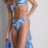 Bikini-Hösli mit abstraktem Wirbelmuster
