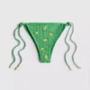 Bikini-Hösli mit seitlichen Bändern im Gingham-Muster