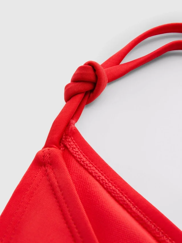 Bikini-Hösli mit seitlicher Schnürung im Tukan-Design