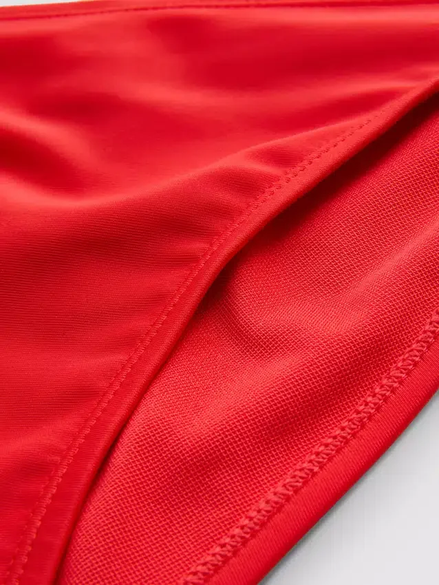 Bikini-Hösli mit seitlicher Schnürung im Tukan-Design