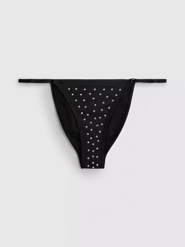 Bikini-Hösli mit Strasssteinen