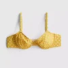 Bikini-Oberteil mit Bügeln, Herzausschnitt und Polka-Dots