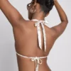 Bikini-Oberteil mit Halterneck und Bandana-Print