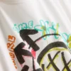 Blink 182 Baumwoll-T-Shirt mit grossem Logo in lockerer Passform