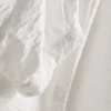 Bluse mit 3/4-Ärmeln und V-Ausschnitt