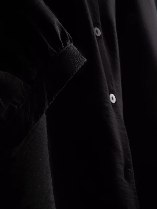 Bluse mit 3/4-Ärmeln und V-Ausschnitt