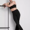 Bodysculpt Performance-Leggings mit hoher Taille und ausgestelltem Schnitt