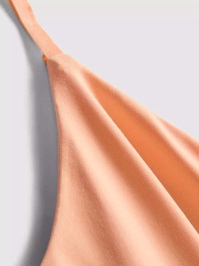 Bodysuit mit V-Ausschnitt und Trägern