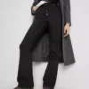 Bootcut-Jeans aus Baumwolle mit mittlerer Leibhöhe