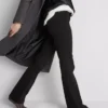 Bootcut-Jeans aus Baumwolle mit mittlerer Leibhöhe