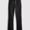 Bootcut-Jeans aus Baumwolle mit mittlerer Leibhöhe