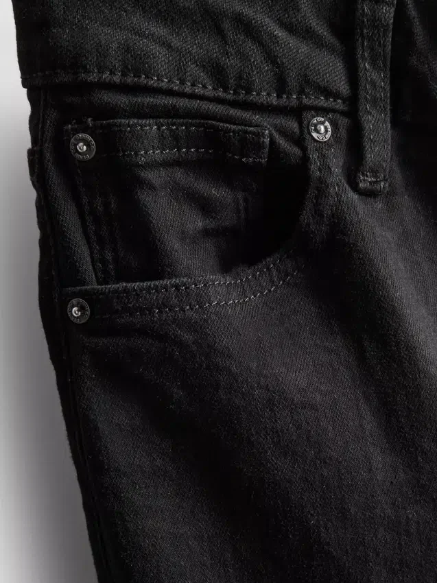 Bootcut-Jeans aus Baumwolle mit mittlerer Leibhöhe