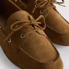 Bootschuhe mit Schnürdetail