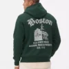 Boston-Hoodie mit Grafikprint