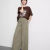 Boxy-T-Shirt aus Baumwolle mit Grafikprint