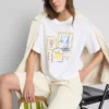 Boxy-T-Shirt aus Baumwolle mit Grafikprint