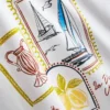 Boxy-T-Shirt aus Baumwolle mit Grafikprint