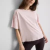 Boxy-T-Shirt aus Baumwolle mit Rundhalsausschnitt