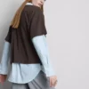 Boxy-T-Shirt aus Baumwolle mit Rundhalsausschnitt