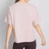 Boxy-T-Shirt aus Baumwolle mit Rundhalsausschnitt