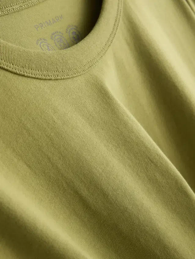 Boxy-T-Shirt aus Baumwolle mit Rundhalsausschnitt