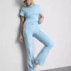 Boxy-T-Shirt mit Nahtdetails aus baumwollreichem Material