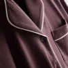 Boyfriend-Schlafanzug aus Jersey mit Paspelierung