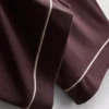 Boyfriend-Schlafanzug aus Jersey mit Paspelierung