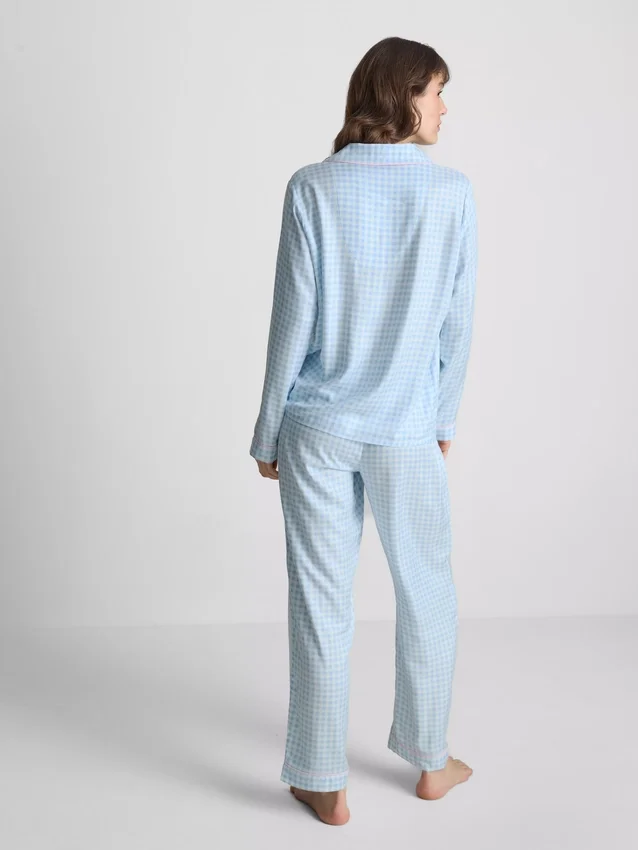 Boyfriend-Schlafanzug aus Twill