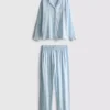 Boyfriend-Schlafanzug aus Twill