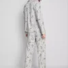 Boyfriend-Schlafanzug mit Snoopy-Motiv