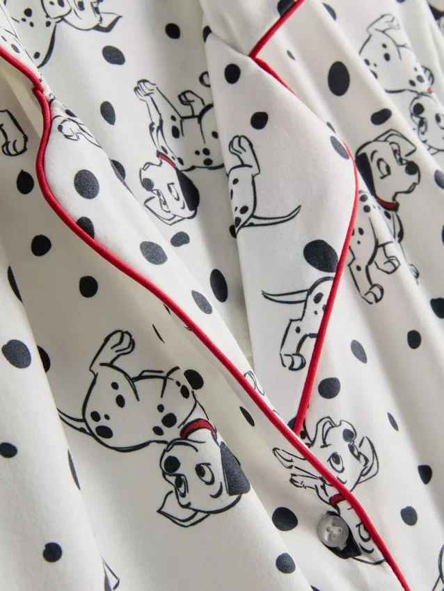 Boyfriend-Shorty-Schlafanzug mit «101 Dalmatiner»-Print von Disney