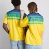 Brasilien-T-Shirt mit kurzen Ärmeln
