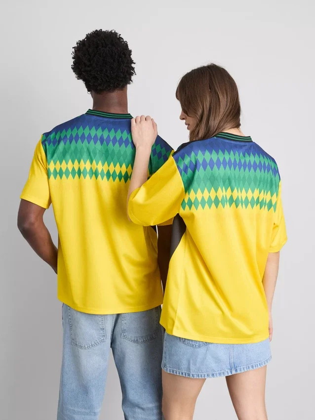 Brasilien-T-Shirt mit kurzen Ärmeln