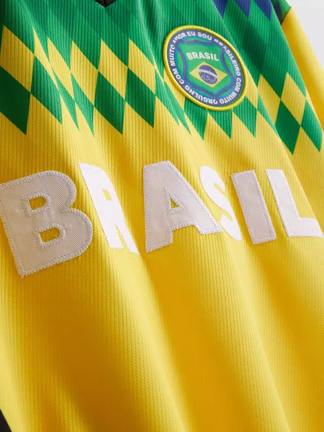 Brasilien-T-Shirt mit kurzen Ärmeln