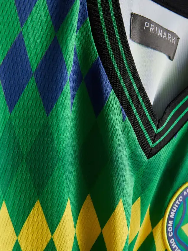 Brasilien-T-Shirt mit kurzen Ärmeln