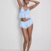 Braut-Slips aus Satin mit Spitze