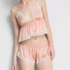 Braut-Slips aus Satin mit Spitze